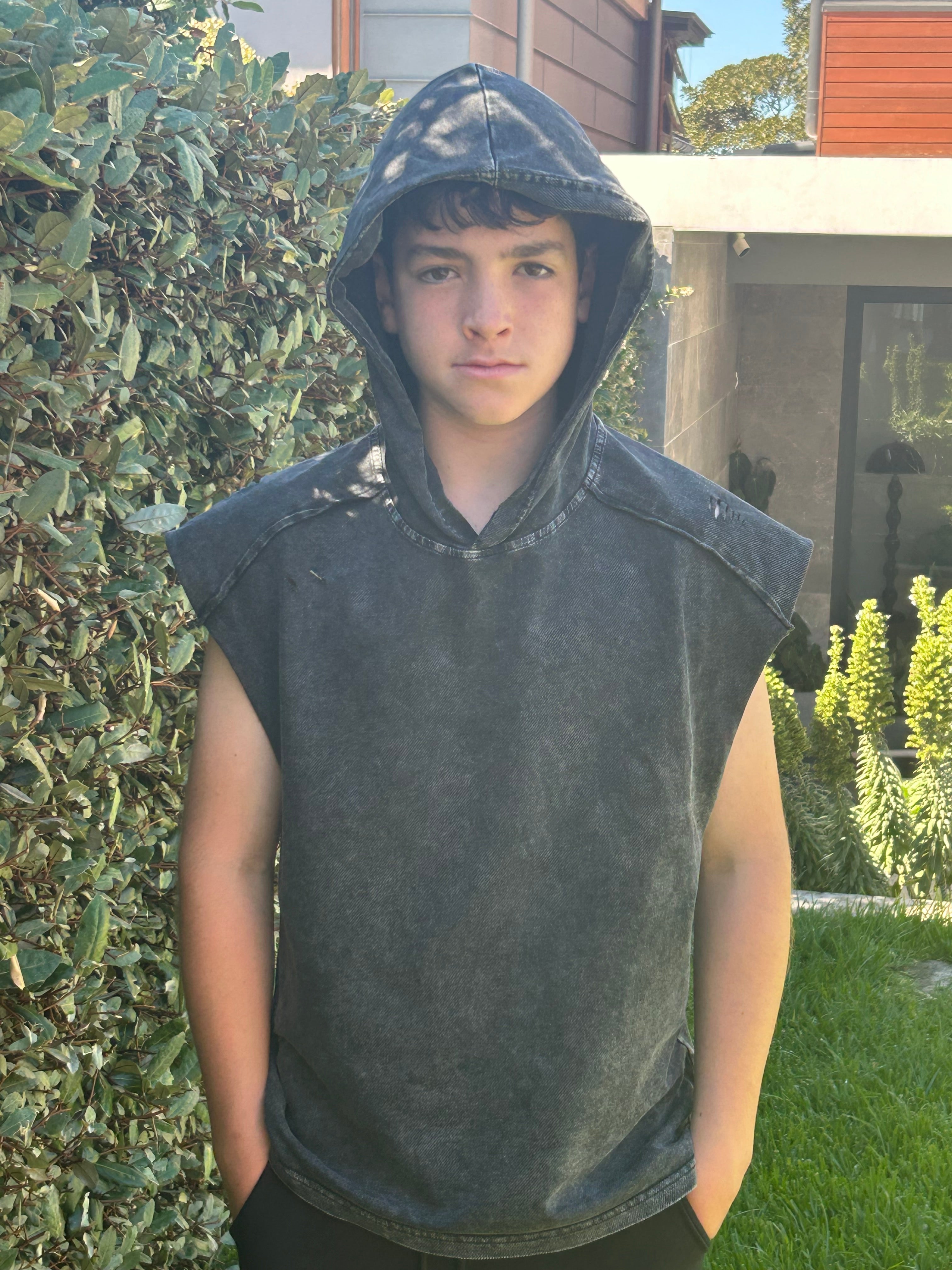 QNTY Hooded Tank Top